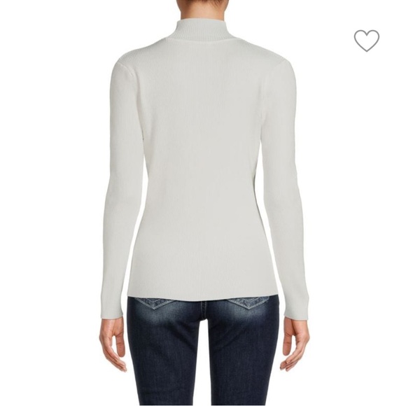 Calvin Klein Cut Out Ribbed Top - Picture 2 of 2